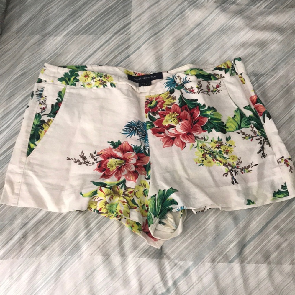 French connection floral shorts